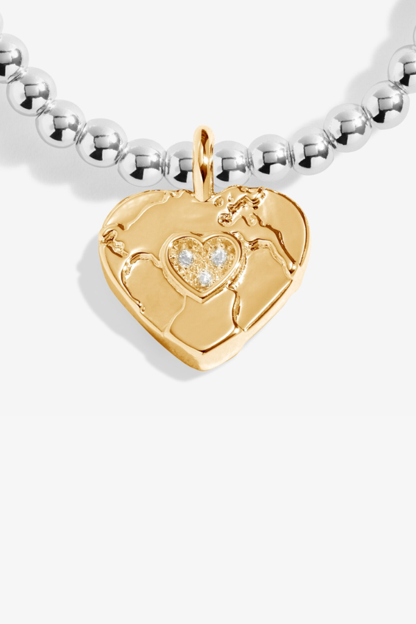 A Little Your Friendship Means The World To Me Bracelet