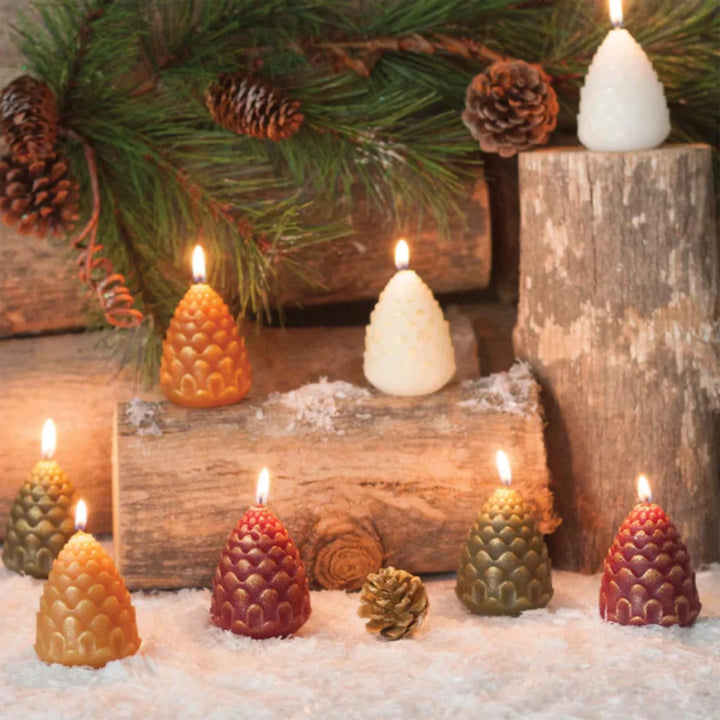 Scented Brown Sugar Pinecone Candles