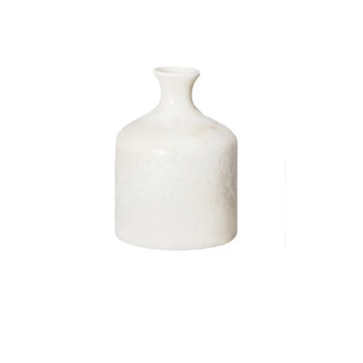 White Stoneware Vase