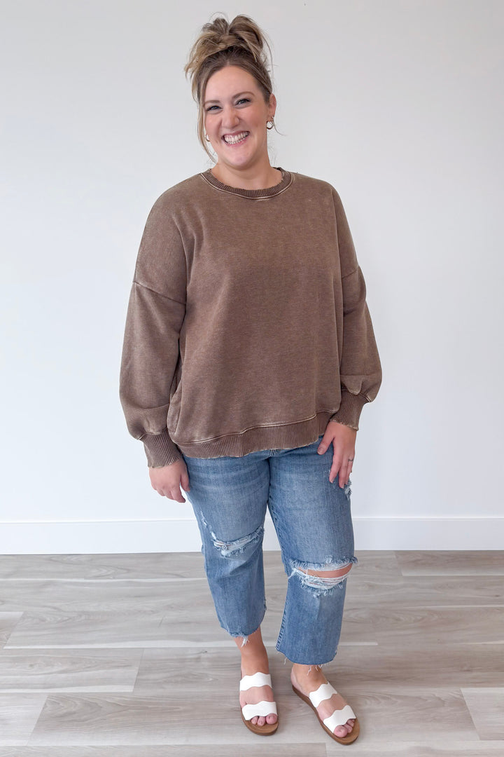 Cozied Up Sweatshirt Curvy