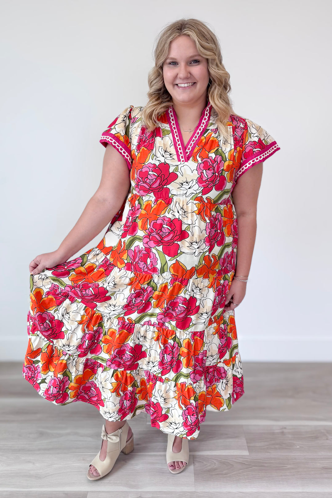 Fields Of Flowers Dress Curvy