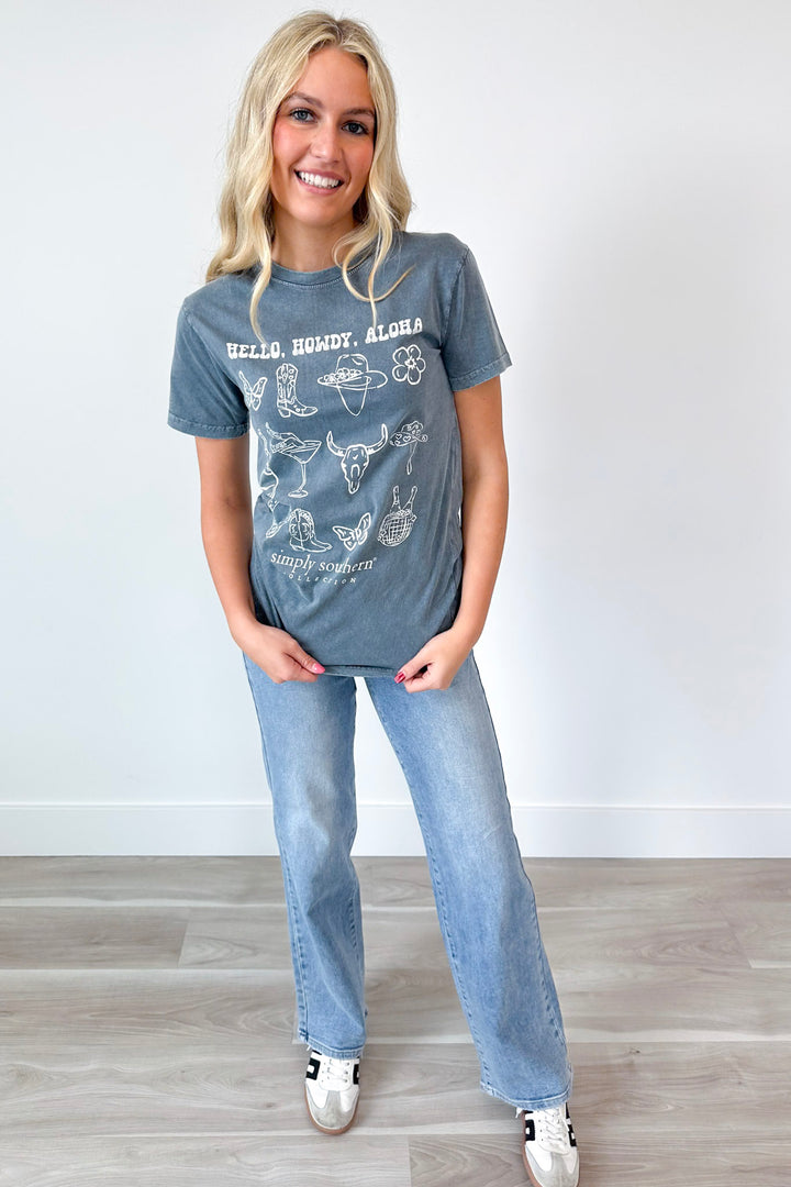 Hello Howdy Aloha Tee