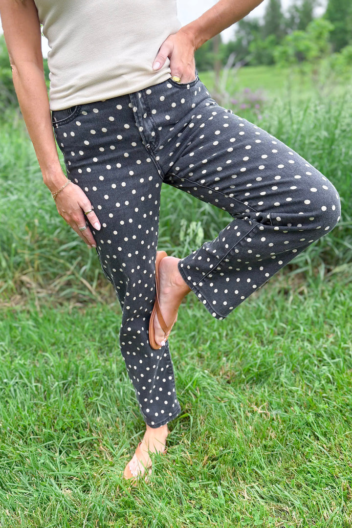 Just USA Polka Dot Denim