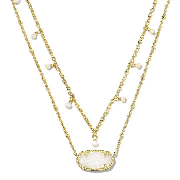 Kendra Scott Elisa Pearl Multi Strand Necklace