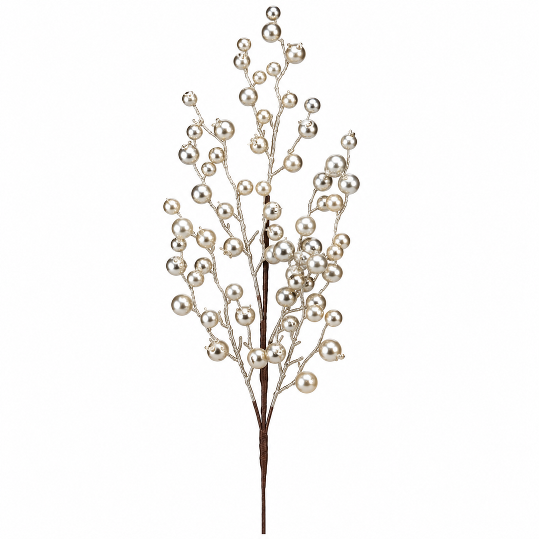 Rnd Berry Spray Pearl Champagne