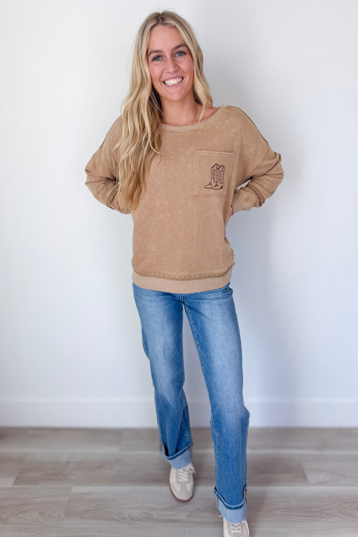 Cowboy Boots Sweatshirt