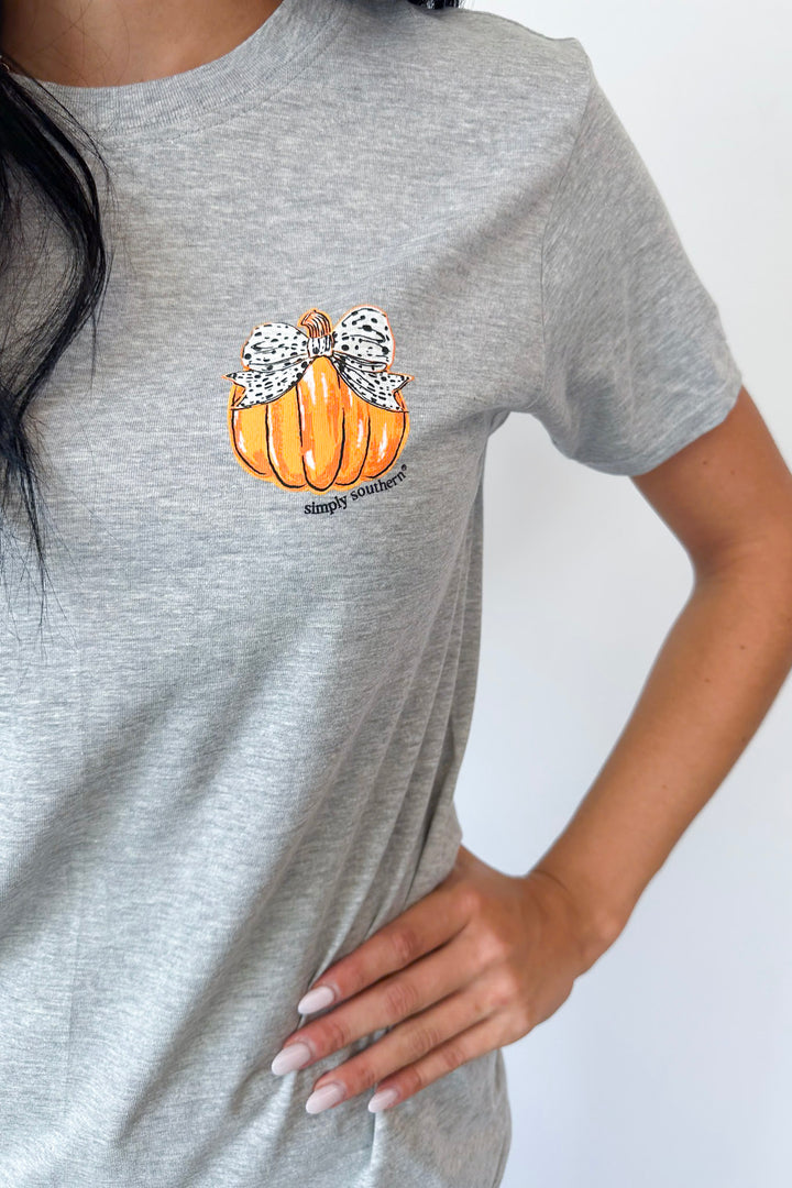 Pumpkin Bow Tee