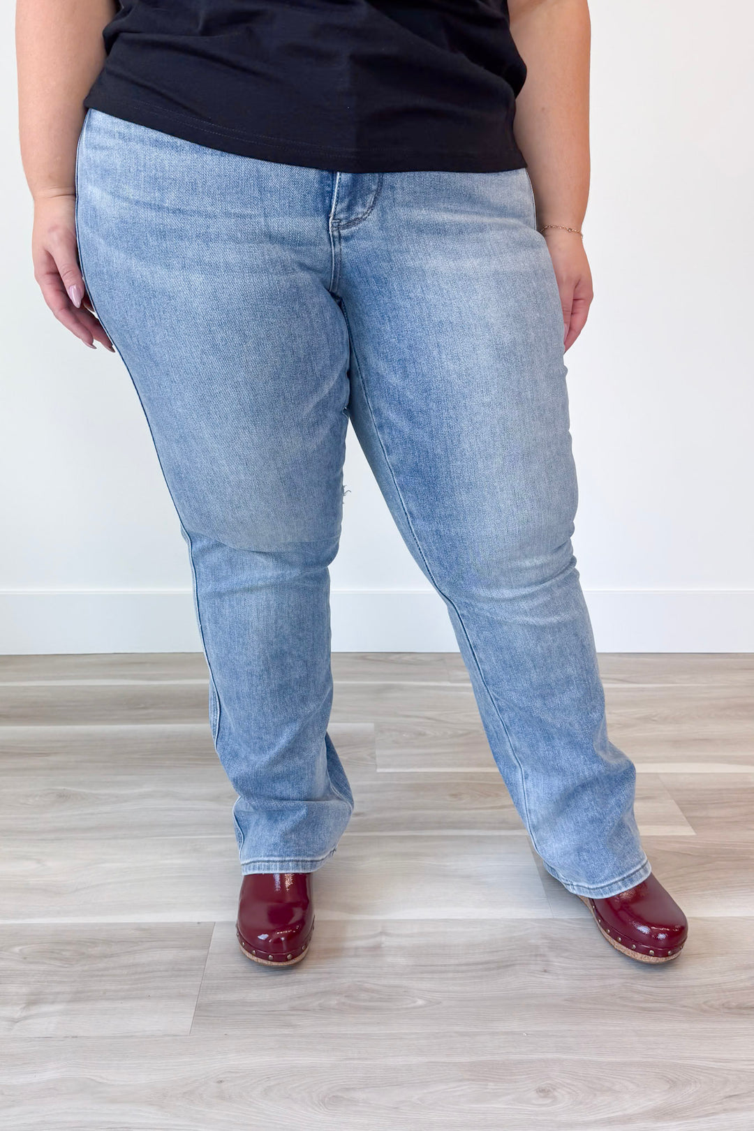 Judy Blue Stay Positive Denim Curvy