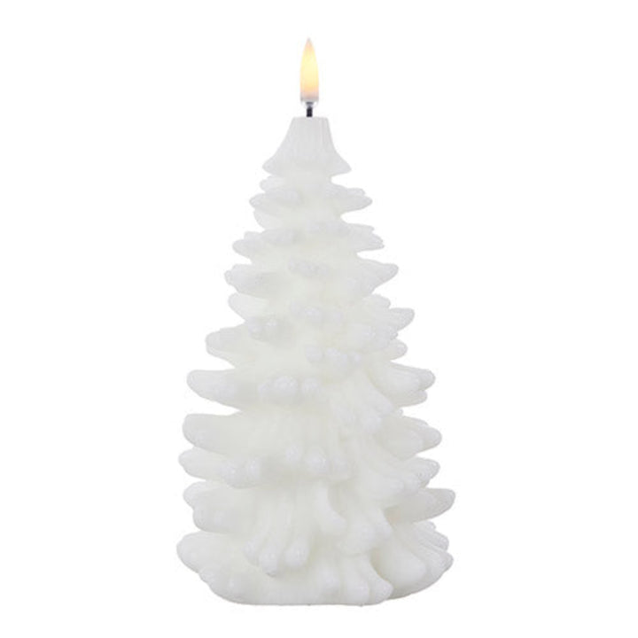 Wax Christmas Tree Flicker Candle