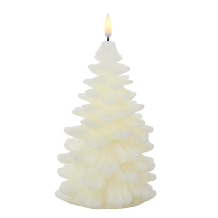 Wax Christmas Tree Flicker Candle