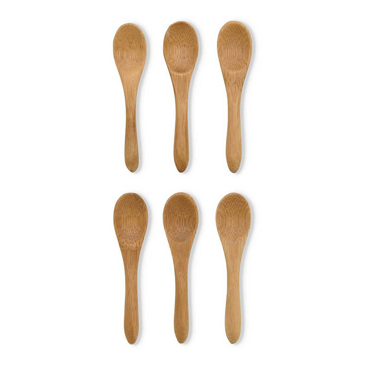Mini Wooden Condiment Spoon Set