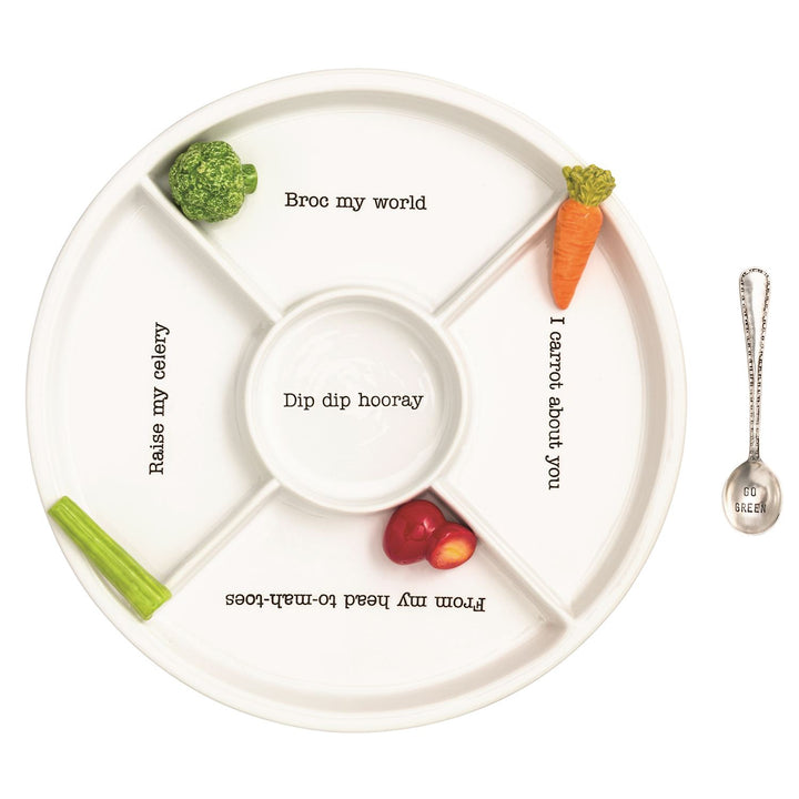 Dip Dip Hooray Veggie Crudite Set