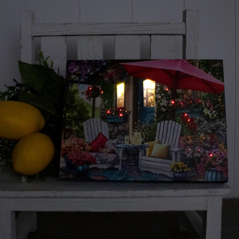 Sweet Summertime Mini Lighted Canvas