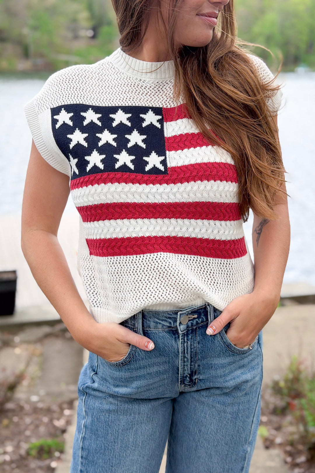 Stars, Stripes & Sunshine Top