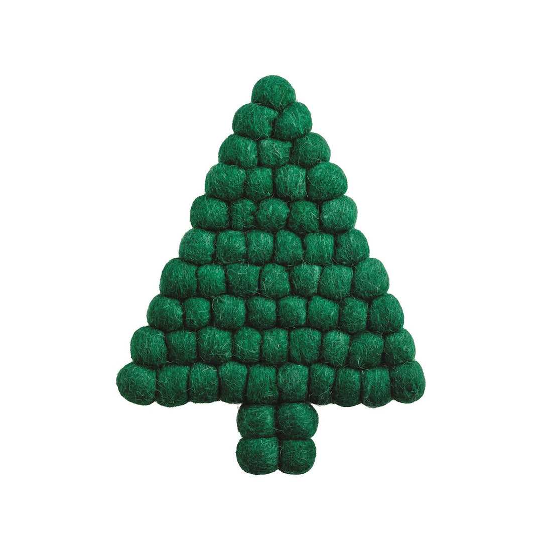 Pom Tree Felted Trivet