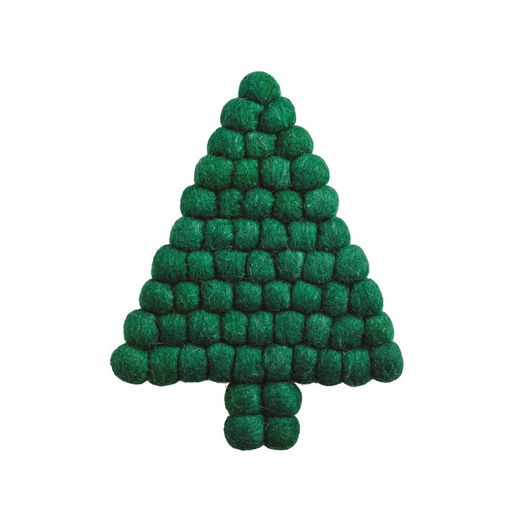 Pom Tree Felted Trivet