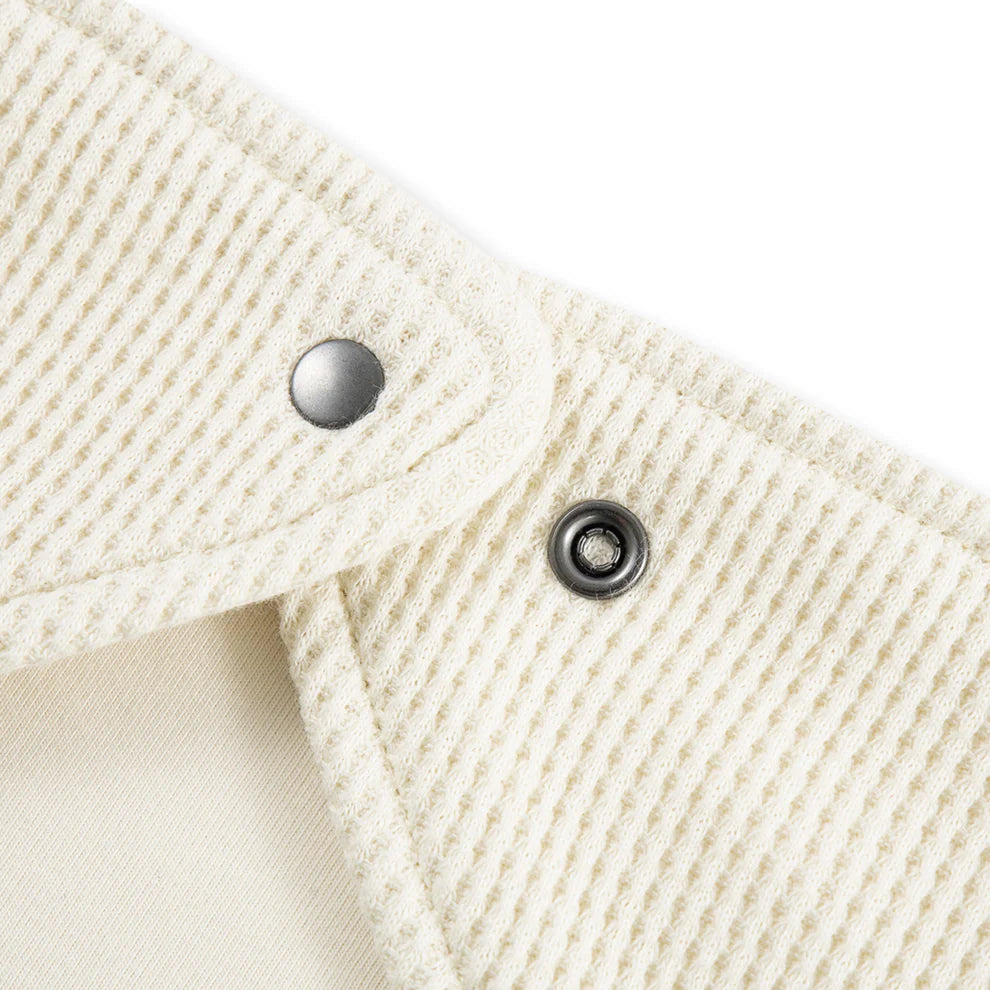 Milkbarn Vanilla Waffle Kerchief Bib