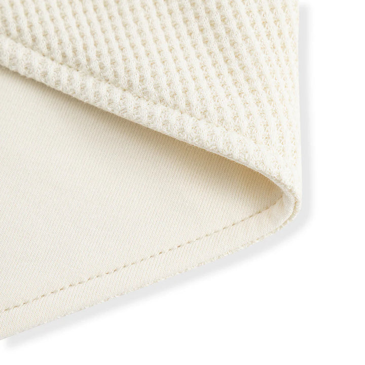 Milkbarn Vanilla Waffle Kerchief Bib