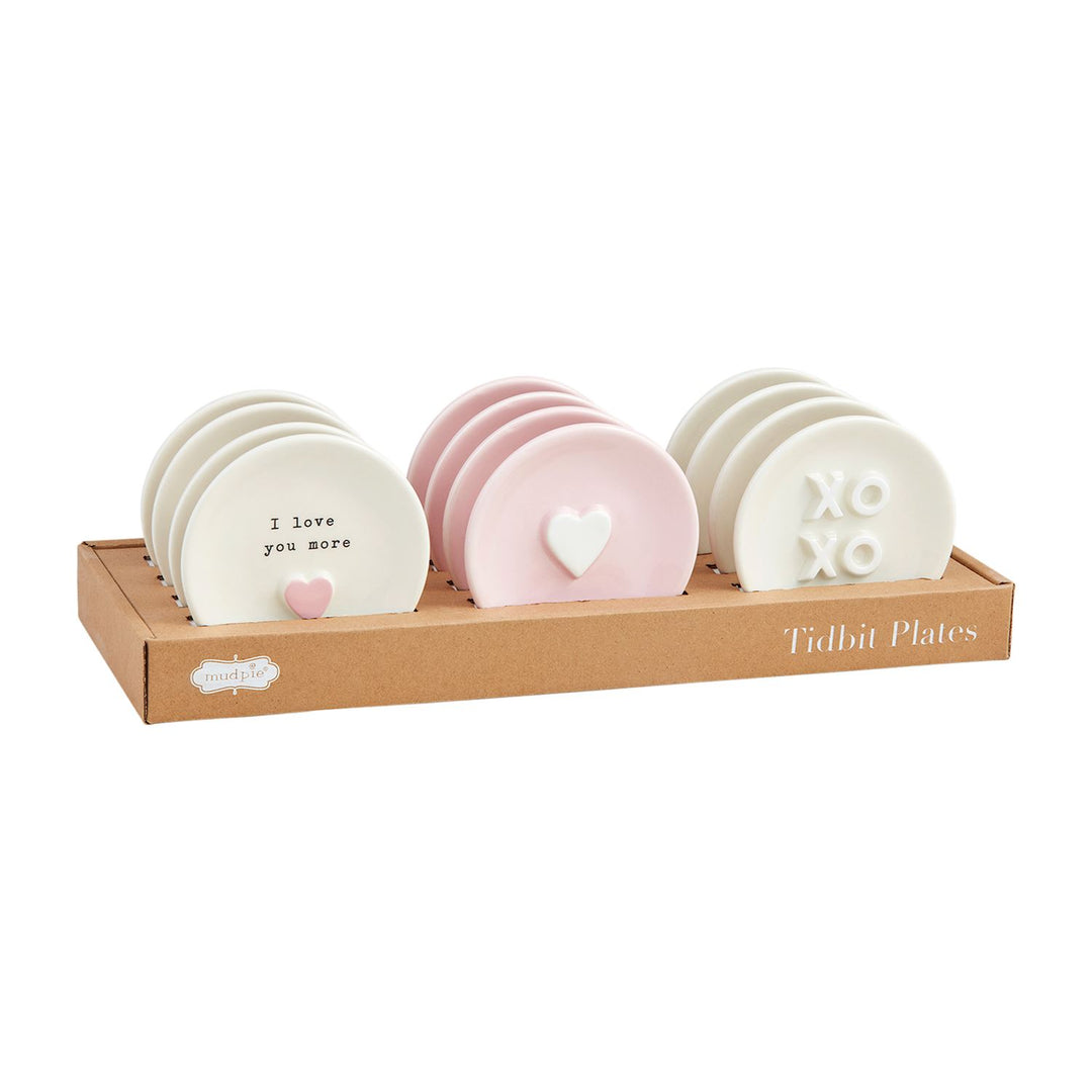 I Love you More Heart Tidbit Plate