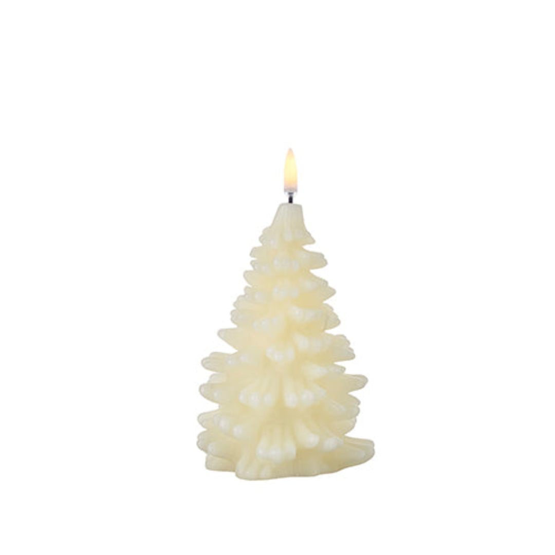 Wax Christmas Tree Flicker Candle