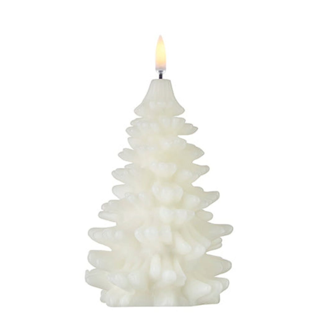 Wax Christmas Tree Flicker Candle