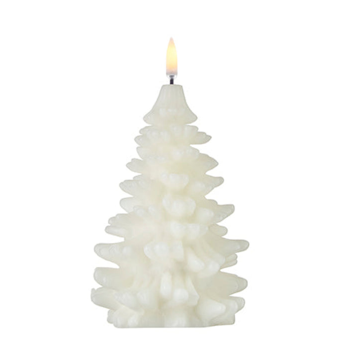 Wax Christmas Tree Flicker Candle