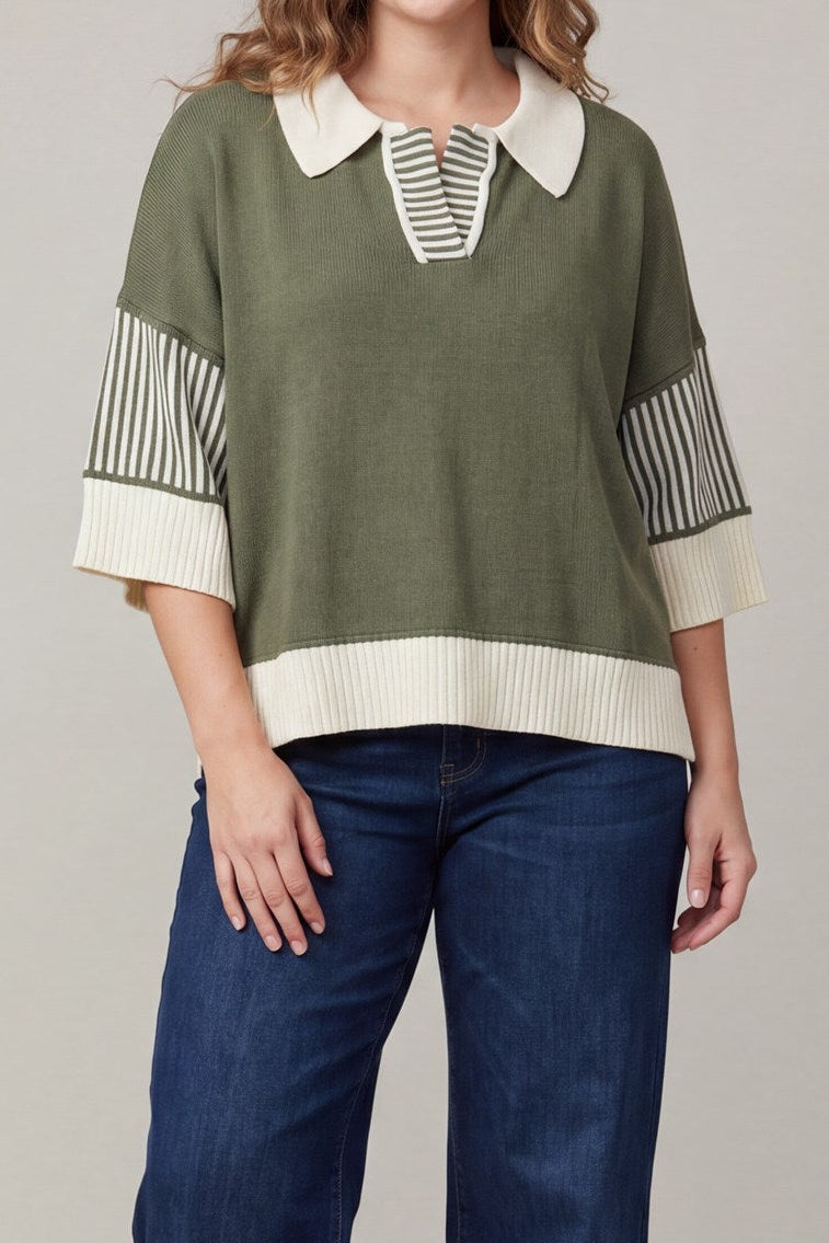 Half Sleeve Sweater