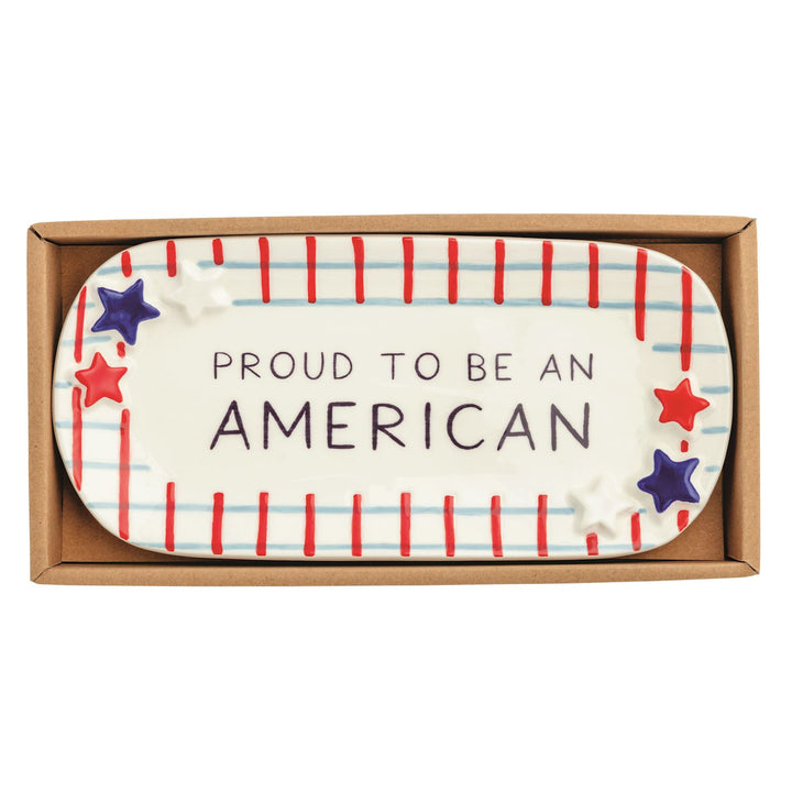 Patriotic Sentiment Serving Platter