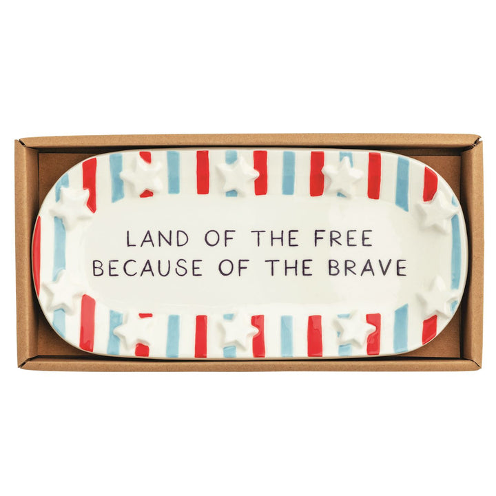 Patriotic Sentiment Serving Platter