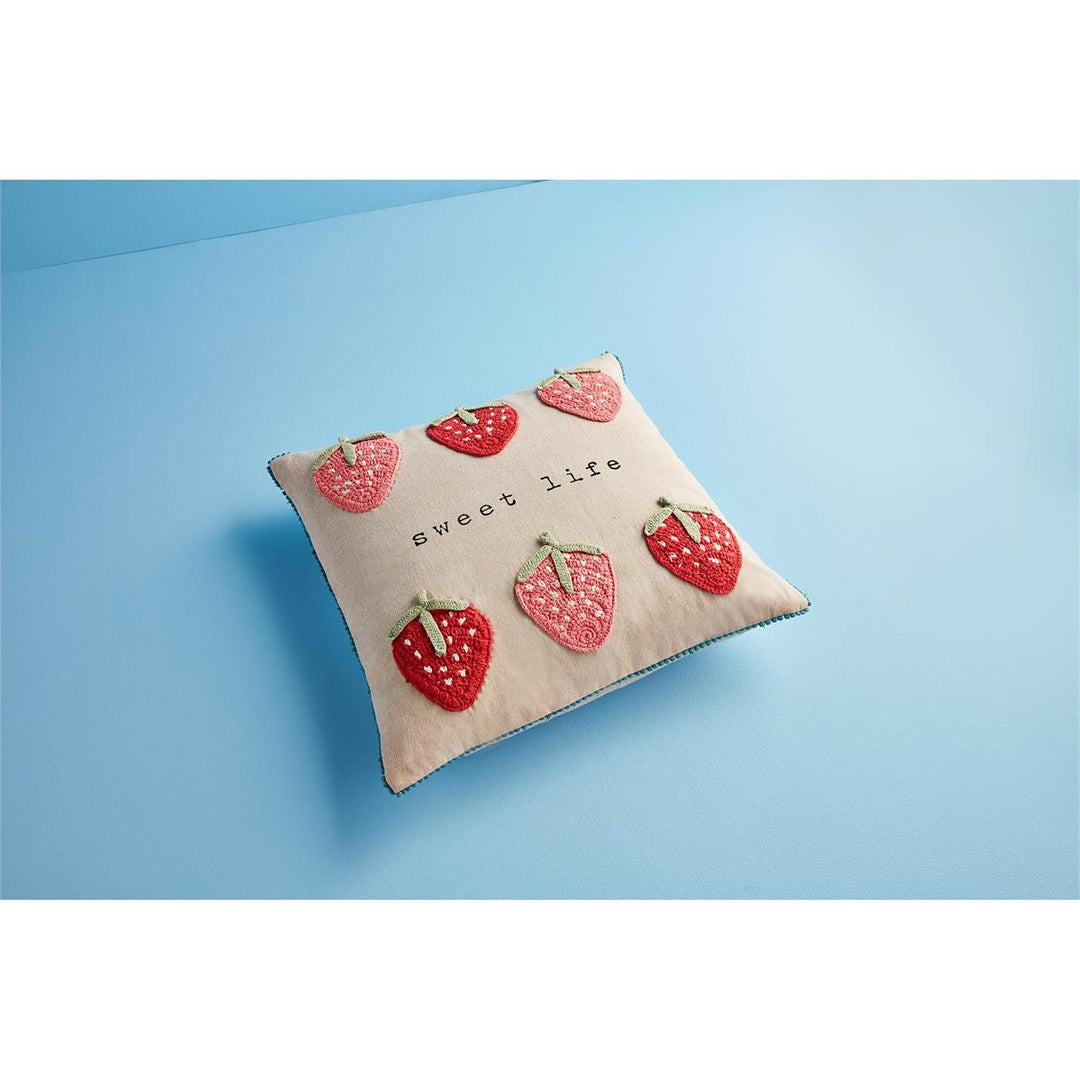 Sweet Life Strawberry Pillow