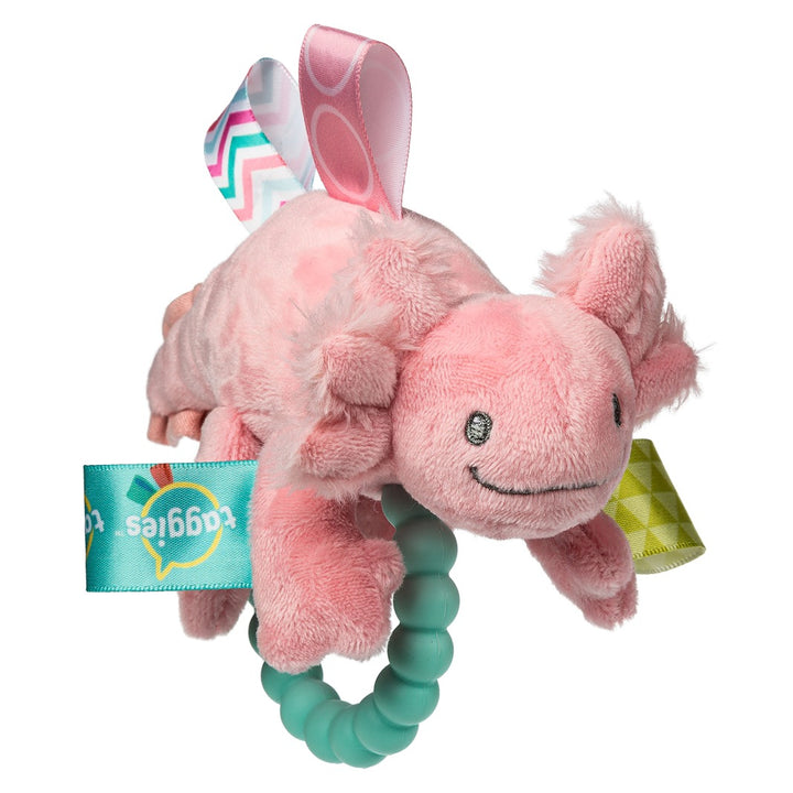 Taggies Lizzy Axolotl Teether Rattle