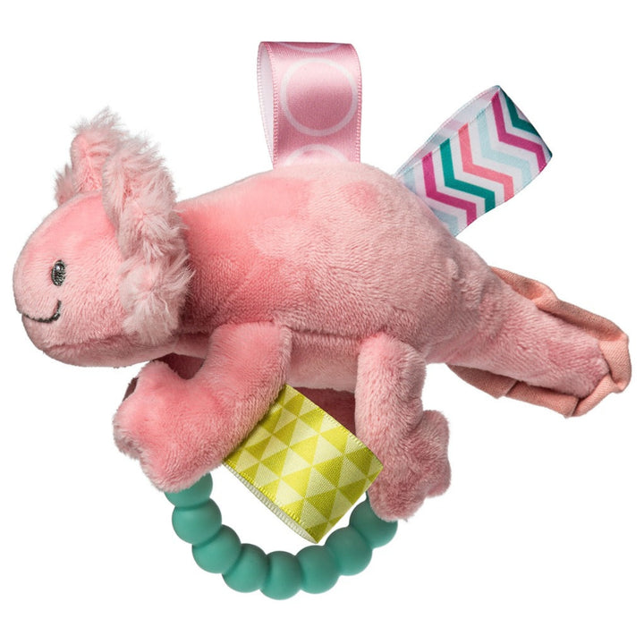 Taggies Lizzy Axolotl Teether Rattle