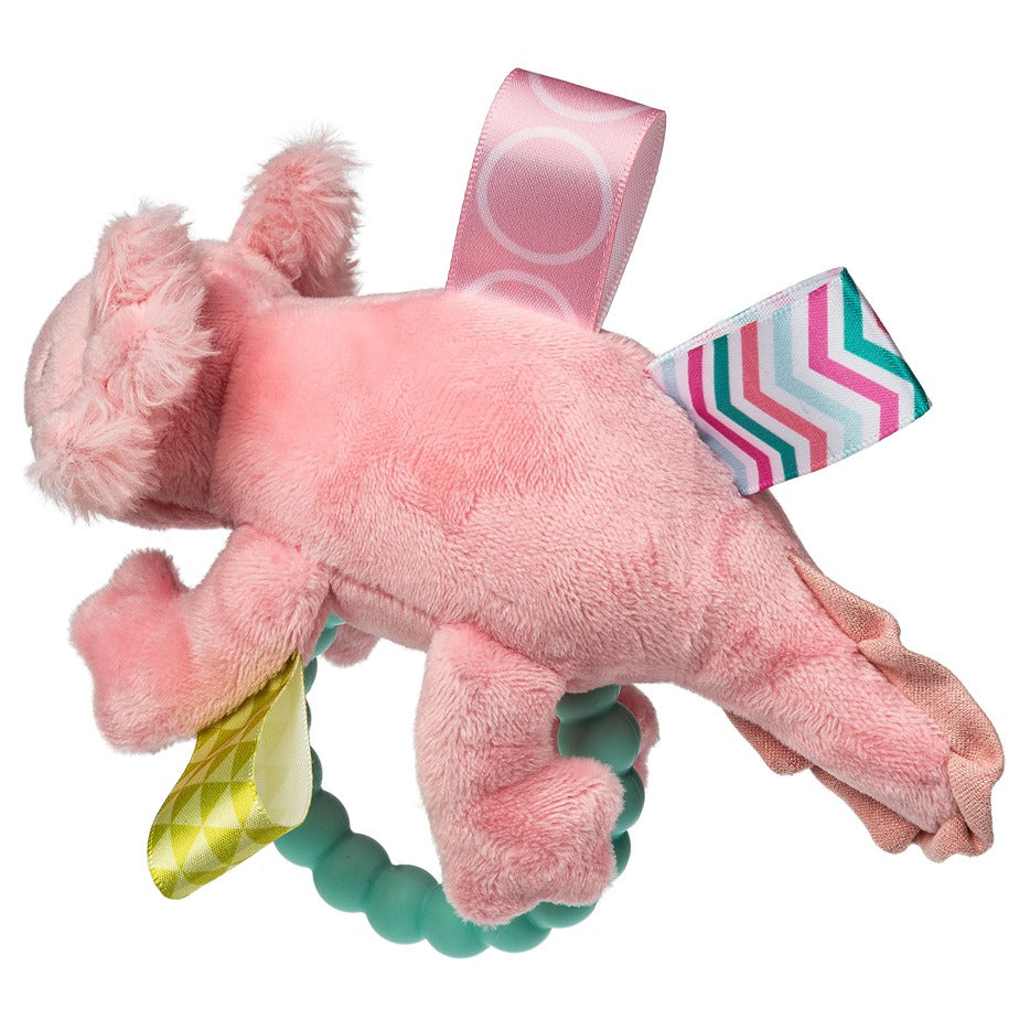 Taggies Lizzy Axolotl Teether Rattle