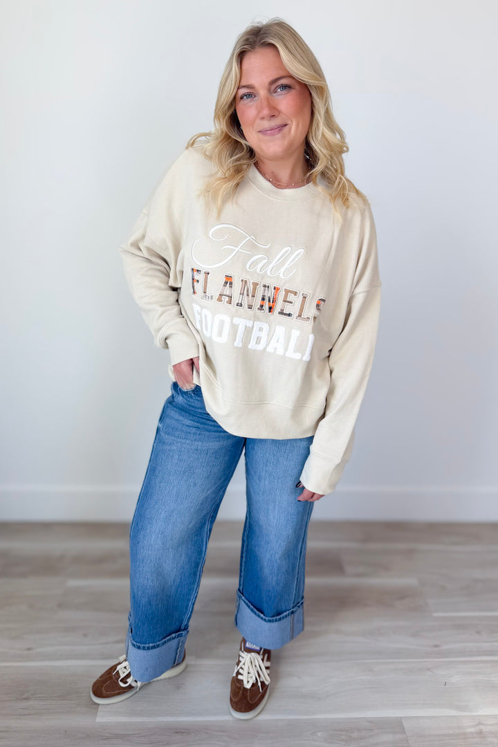 Fall, Flannels, Football Sweatshirt
