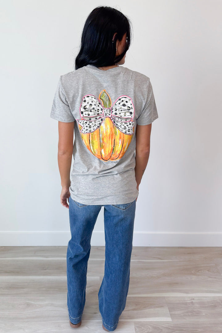 Pumpkin Bow Tee