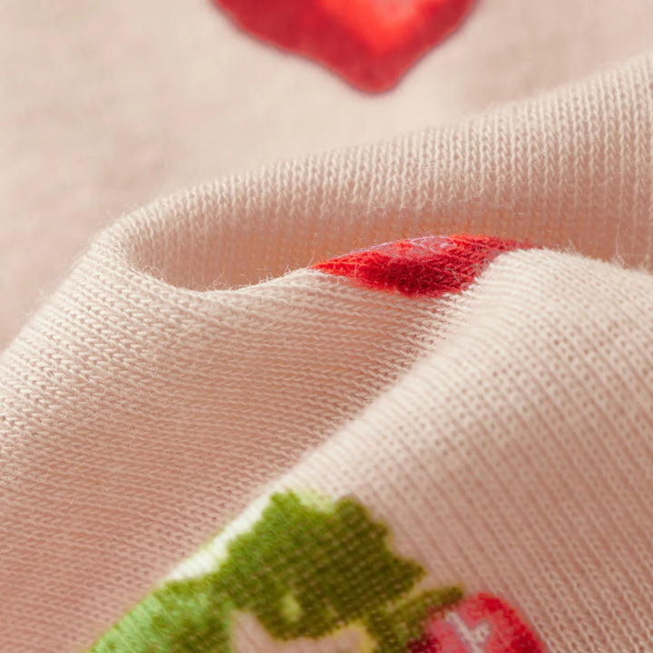 Milkbarn Strawberry Knotted Beanie Hat