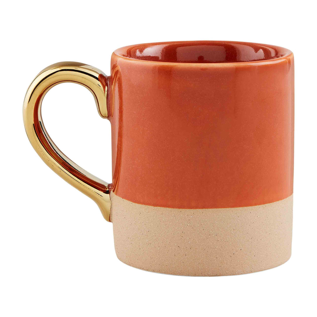 Rust Color Blocked Mug