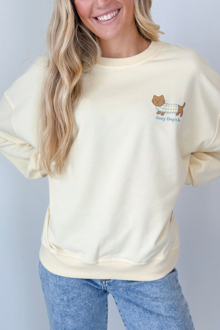 Cozy Days In Sweatshirt