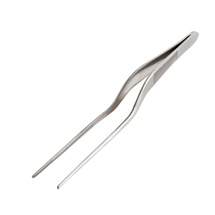 Offset Culinary Plating Tongs