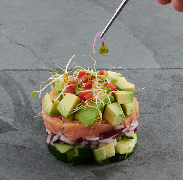 Offset Culinary Plating Tongs