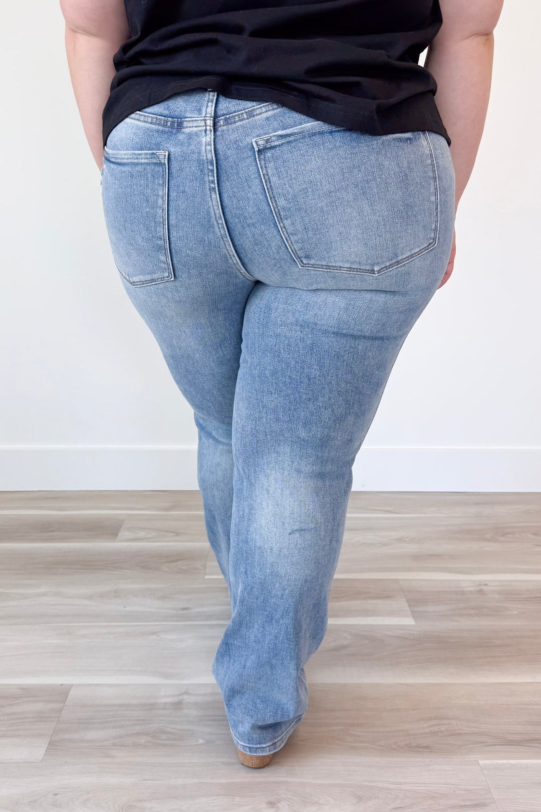 Judy Blue Stay Positive Denim Curvy