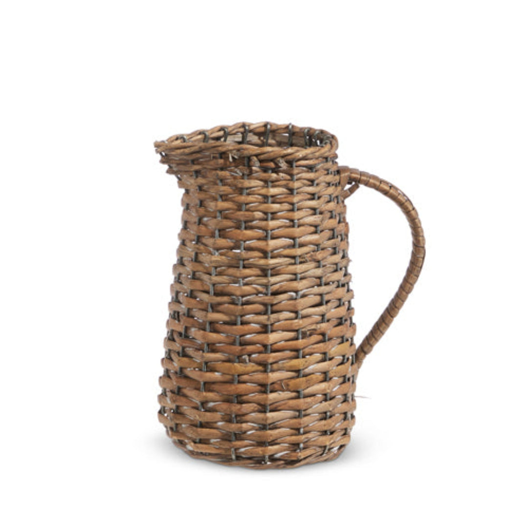 Natural Woven Pitcher