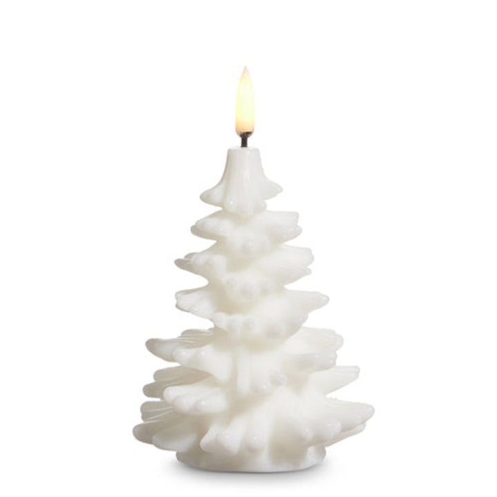 Wax Christmas Tree Flicker Candle