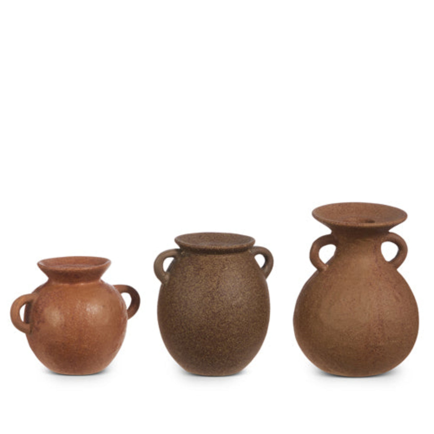 Clay Pot Taper Candle Holders