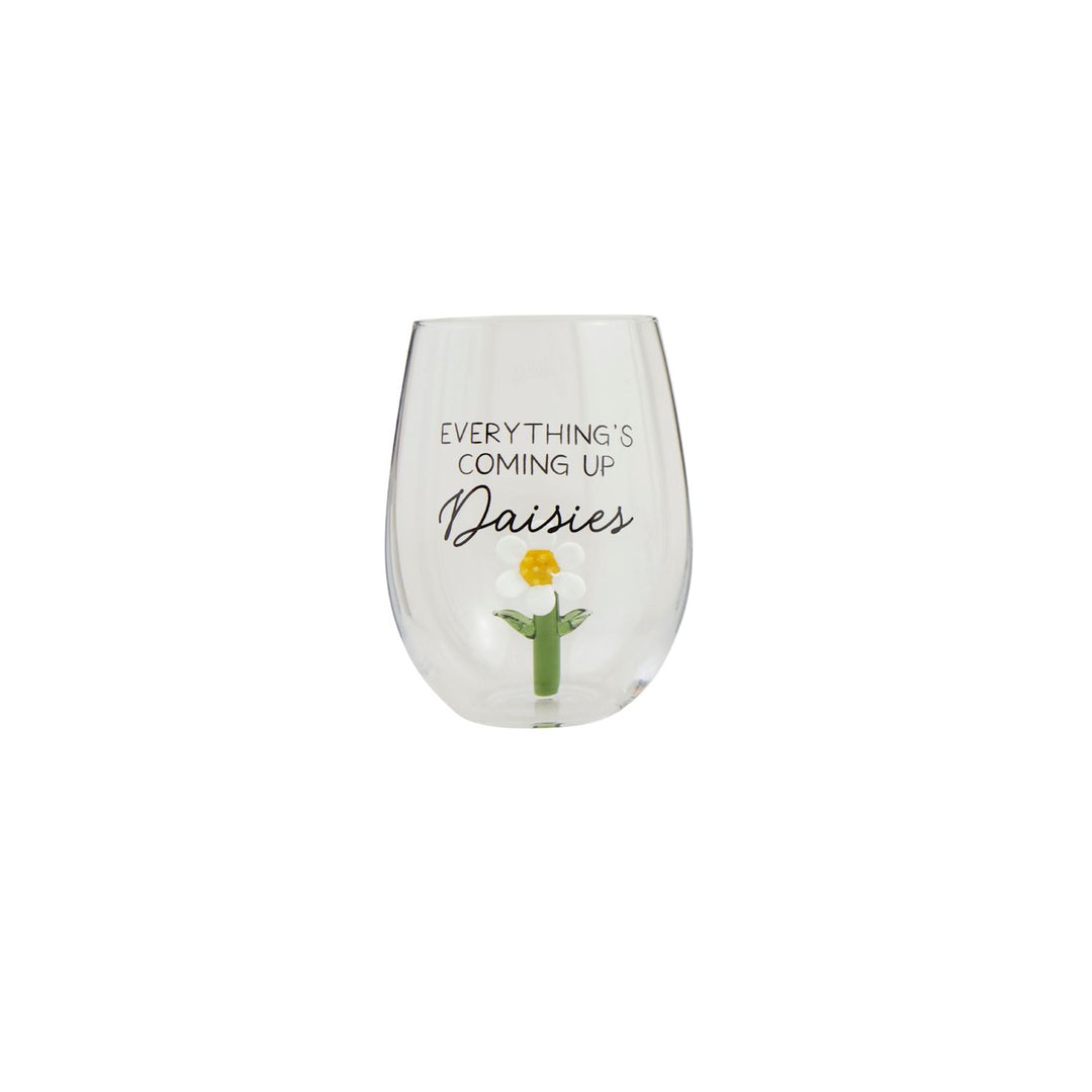 Flower Wine Glass