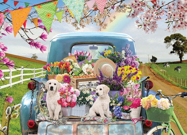 Country Truck in Spring Puzzle