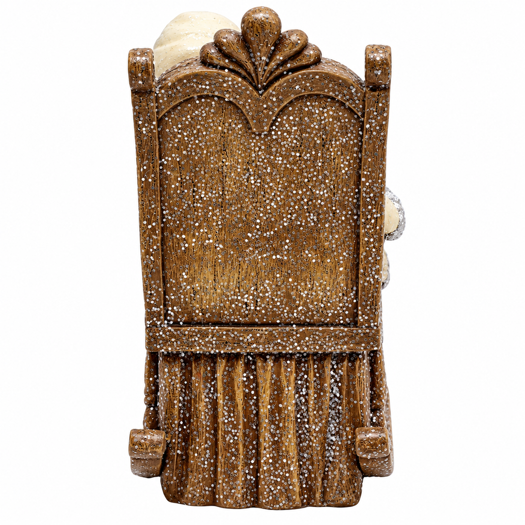 Sleeping Santa In Rocker