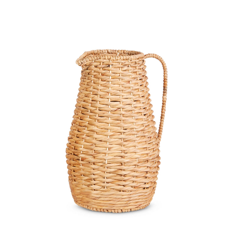 Woven Rattan Pitcher