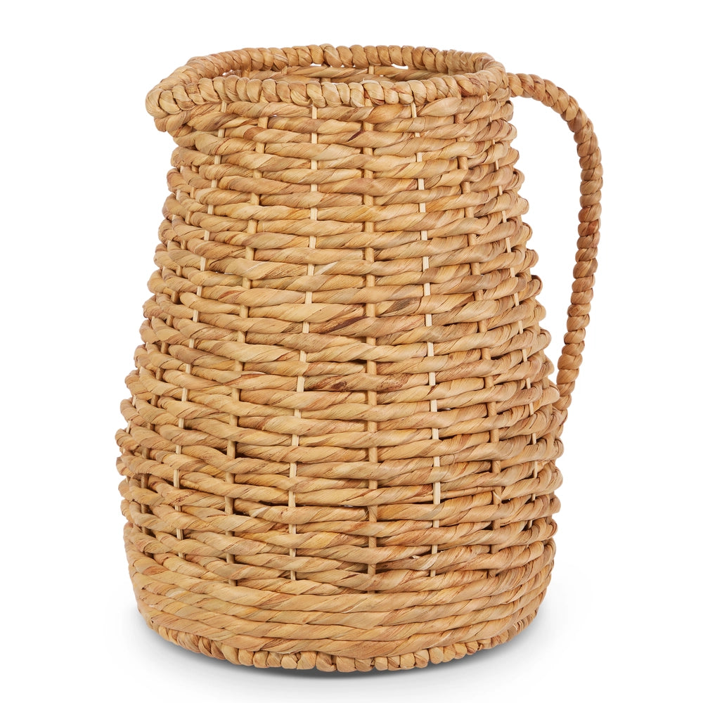 Woven Rattan Pitcher