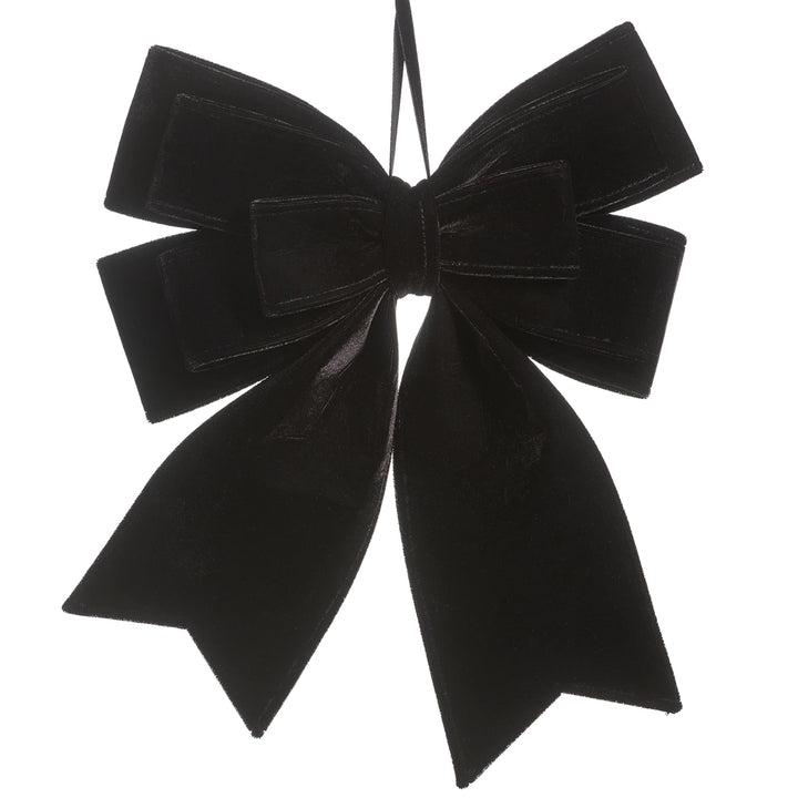 Black Velvet Bow Ornament